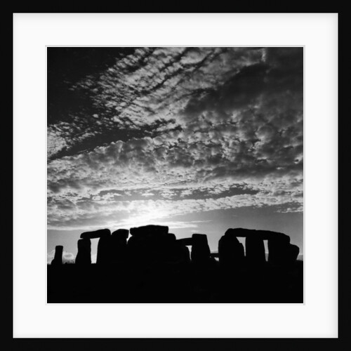 Sunset over Stonehenge by Staff