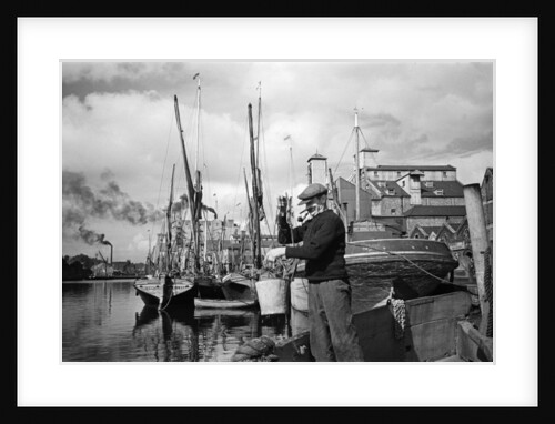 Ipswich Docks, 1946 by George Greenwell