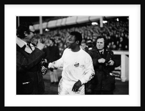 Pele in Birmingham 1972 by Birmingham Post and Mail Archive