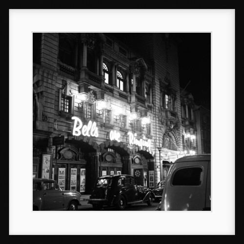 Exterior view of the Coliseum Theatre 1958 by Staff