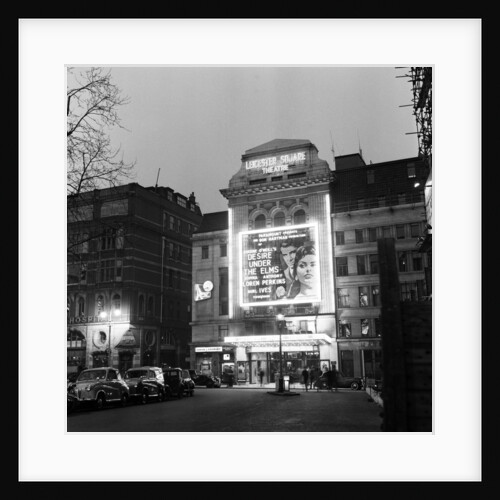 Exterior view of the Leicester Square Theatre 1958 by Staff