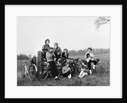 Cycling Girls 1951 by Daily Mirror