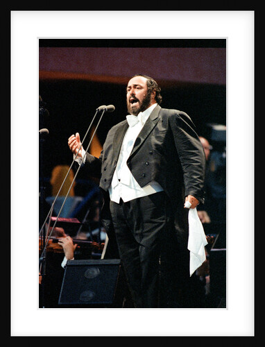 Luciano Pavarotti's free concert, Hyde Park, 1991 by Ken Lennox