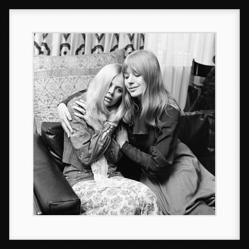 Marianne Faithfull 1971 by George Greenwell