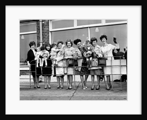 Wives and girlfriends of the Everton football 1964 by Terry Mealy