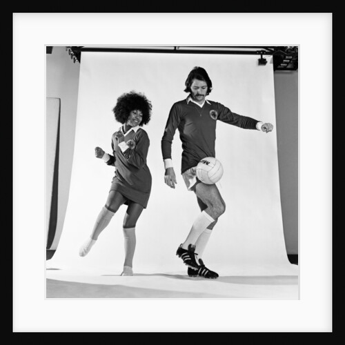 Frank worthington and Linda Lewis 1974 by Doreen Spooner