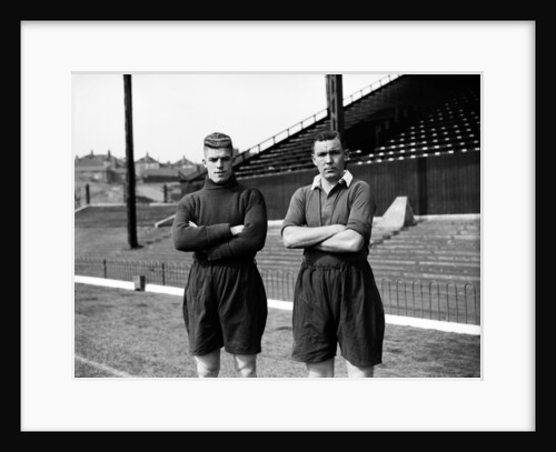 Sam Bartram and Bert Turner. by Reg Sayers