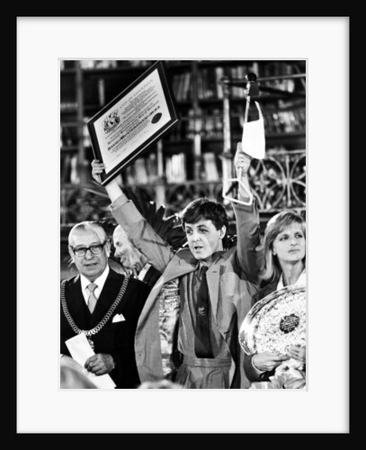 Paul McCartney in Liverpool, 1984 by Staff