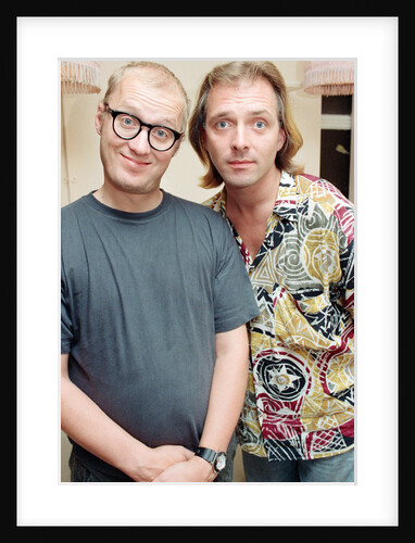 Rik Mayall and Ade Edmondson, 1991 by Wright