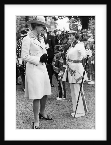 The Princess Royal meets Drum Majorette Sylvia Moran, of the Washington Grey's Jazz Band. by Staff