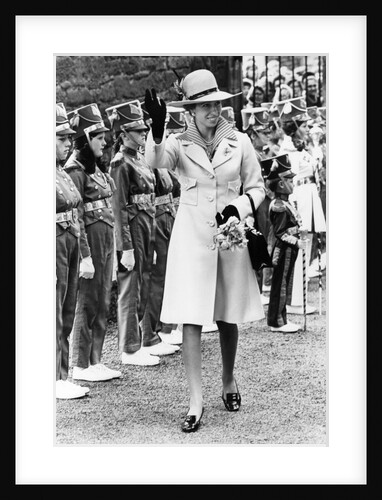 The Princess Royal meets Drum Majorette Sylvia Moran, of the Washington Grey's Jazz Band. by Staff