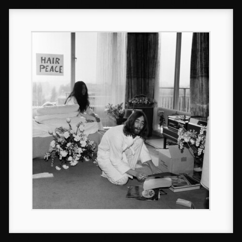 John Lennon and Yoko Ono, 1969 by Charles Ley