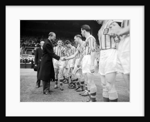 FA Cup Final 1957 by Ley Charman