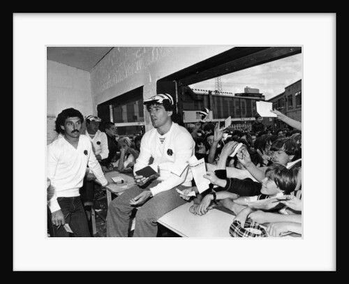 Keegan signs for Newcastle United August 1982 by Ian Woodhouse