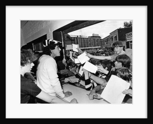 Keegan signs for Newcastle United August 1982 by Ian Woodhouse