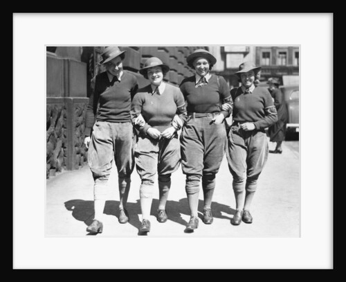 Land Army Girls out and about in Reading. Circa 1942 by Staff