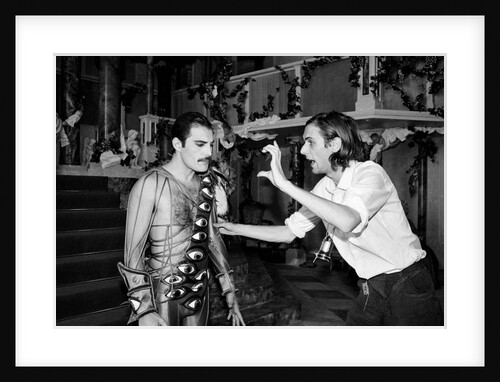 Queen making music video 1984 by Mike Maloney