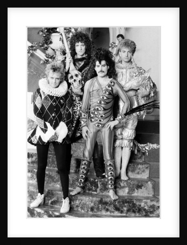 Queen making music video 1984 by Mike Maloney