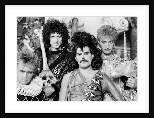 Queen making music video 1984 by Mike Maloney