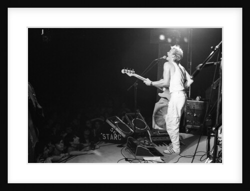 Sting, from the pop/rock group The Police in South America, December 1980. by Allan Olley