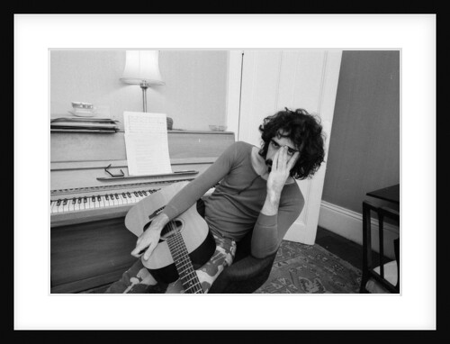 Frank Zappa, pictured in London in 1971 by Bill Rowntree