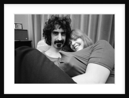 Frank Zappa, pictured in London in 1971 by Bill Rowntree