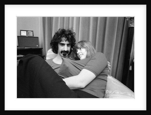 Frank Zappa, pictured in London in 1971 by Bill Rowntree