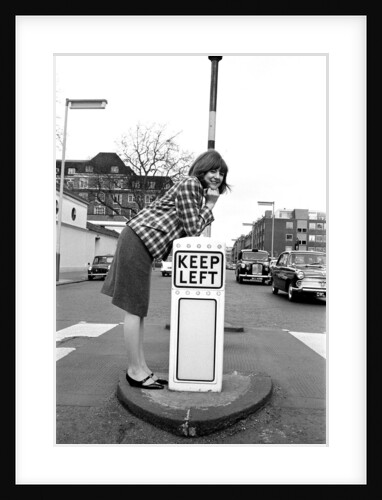Cilla Black at a playground in May 1964 by Harry Fox