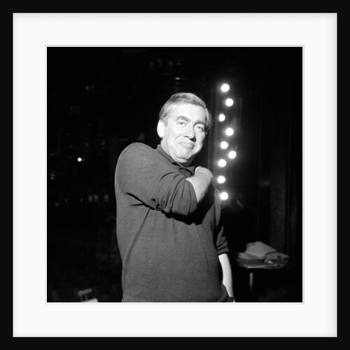 Tony Hancock on the stage of The London Palladium by Roy Illingworth