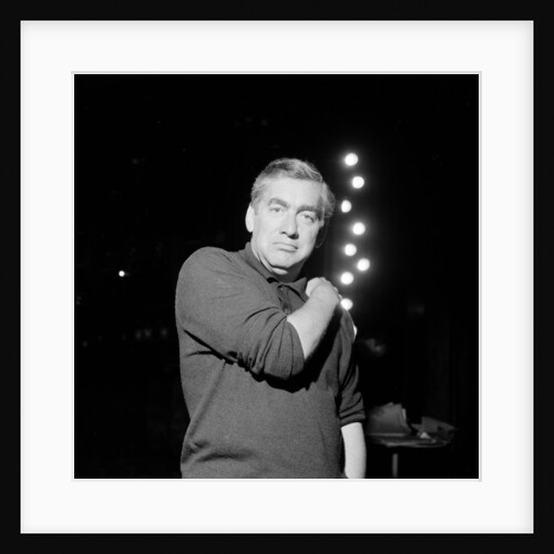 Tony Hancock on the stage of The London Palladium by Roy Illingworth