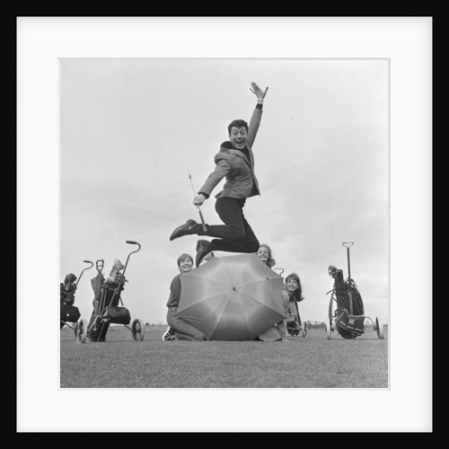 Lionel Blair and girl dancers in 1964 by Staff