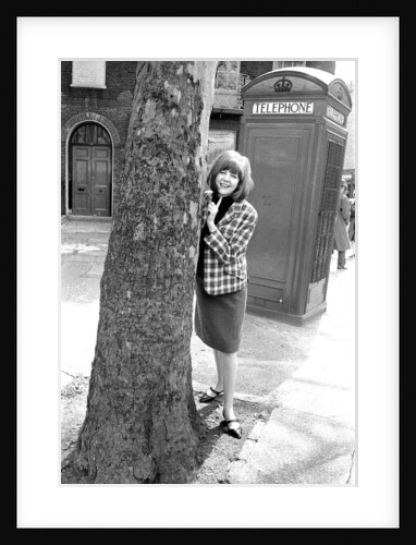 Cilla Black at a playground in May 1964 by Harry Fox