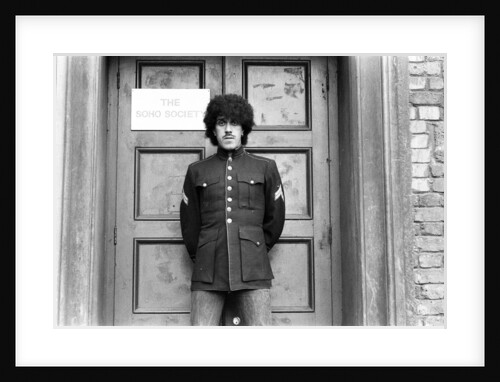 Phil Lynott, singer and bass player with the rock group Thin Lizzy by Peter Stone