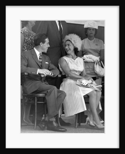 Princess Margaret and Lord Snowdon at the Jamaican Independence Ceremony by Ron Burton
