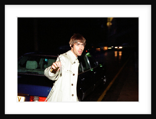Liam Gallagher of Oasis arriving for The Mercury Pop Awards by Steve King
