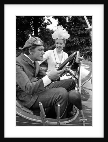 Dick Van Dyke and Sally Ann Howes with Chitty Chitty Bang Bang by Victor Crawshaw