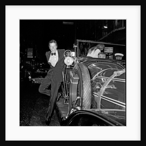 Dick Van Dyke with his wife Margie at a film premier in London by Unknown