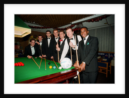 Steve Davis visits Courage brewery, 1995 by Staff