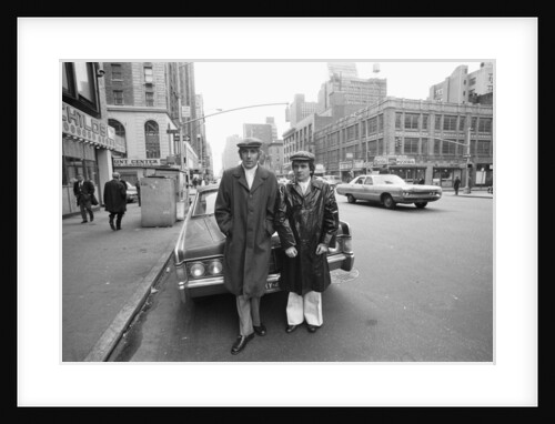 Peter Cook and Dudley Moore as "Pete and Dud' by Michael Brennan