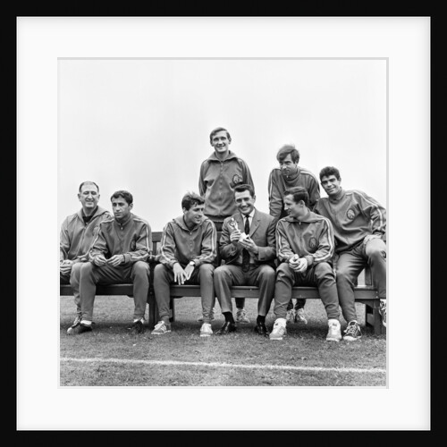 Spanish team in Birmingham, 1966 World Cup by Gerry Armes