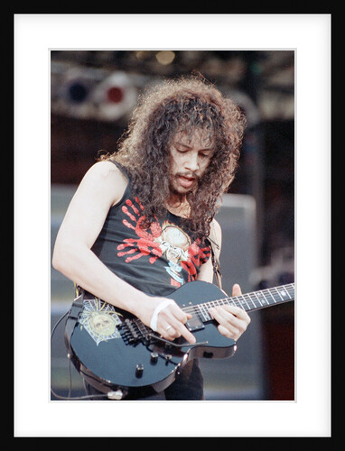 Metallica on stage, 1992 by Nigel Wright