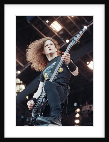 Metallica on stage, 1992 by Nigel Wright