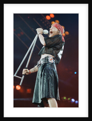 Guns N' Roses on stage, 1992 by Nigel Wright