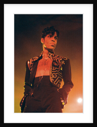 Prince performing on stage during his 'Ultimate Live Experience Tour' by Richard Nelmes