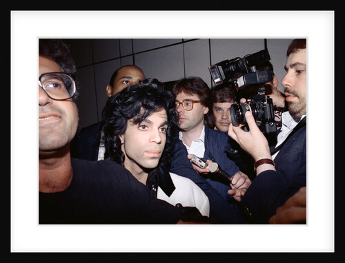 Prince arrives in UK 1988 by Chris Grieve
