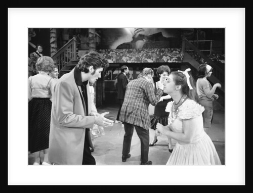 Richard Gere as Danny Zuko on stage by Morgan