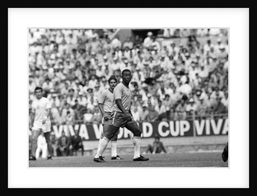 Brazil vs Czechoslovakia 1970 World Cup by Fresco Olley