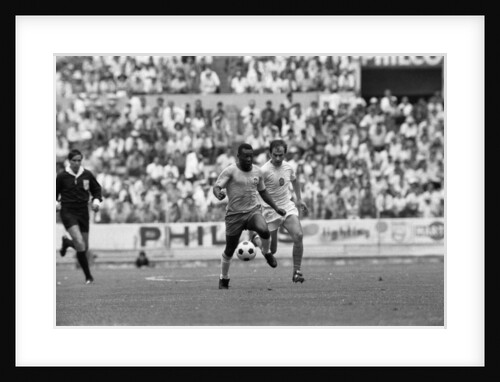 Brazil vs Czechoslovakia 1970 World Cup by Fresco Olley