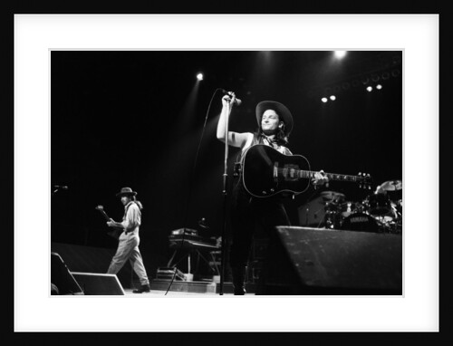 U2 performing at the NEC 1987 by Reavenall