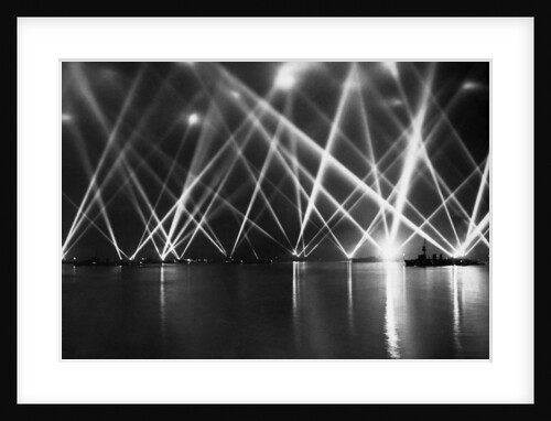 The King with his fleet. by Staff